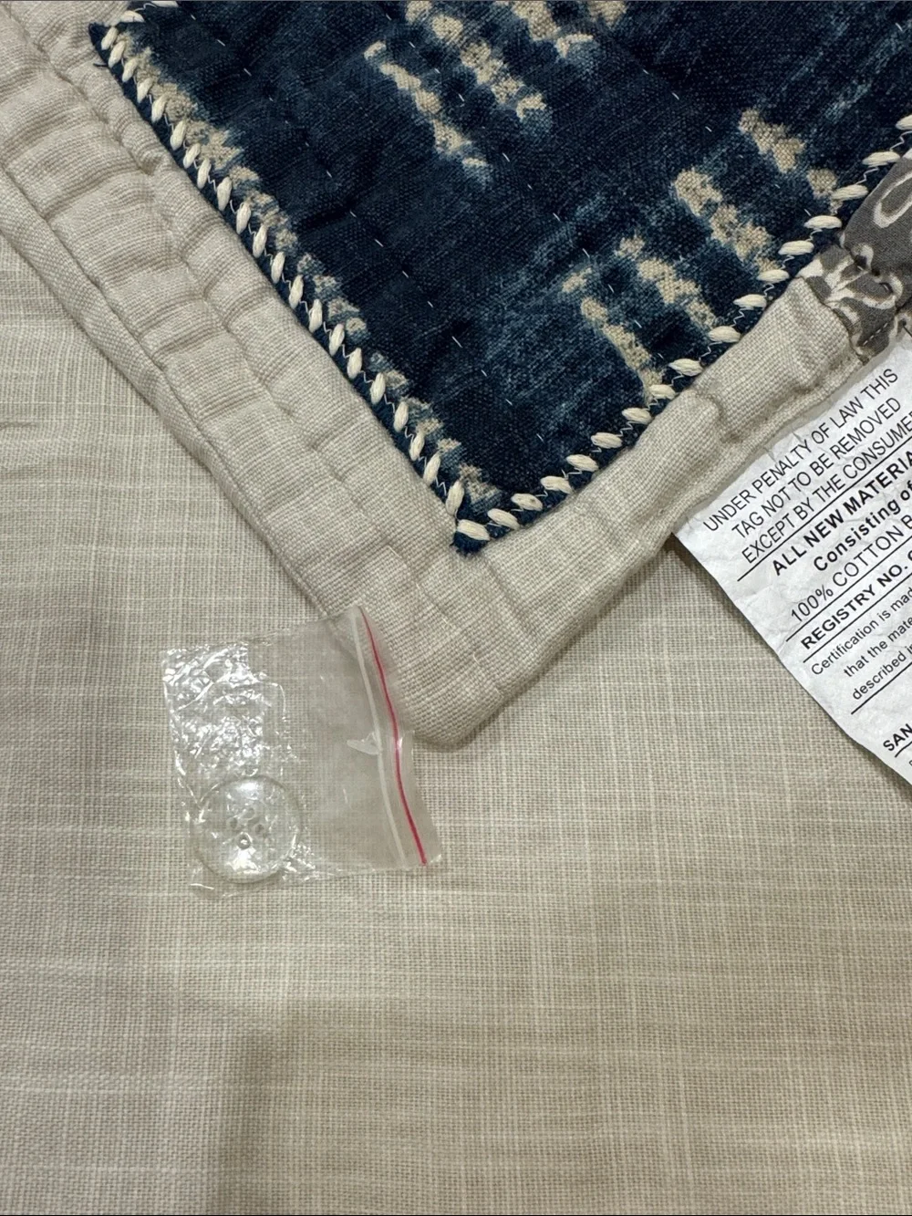Pottery Barn |  Malibu Patchwork   pillow Size Cover 24”
